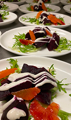 image of a beet salad